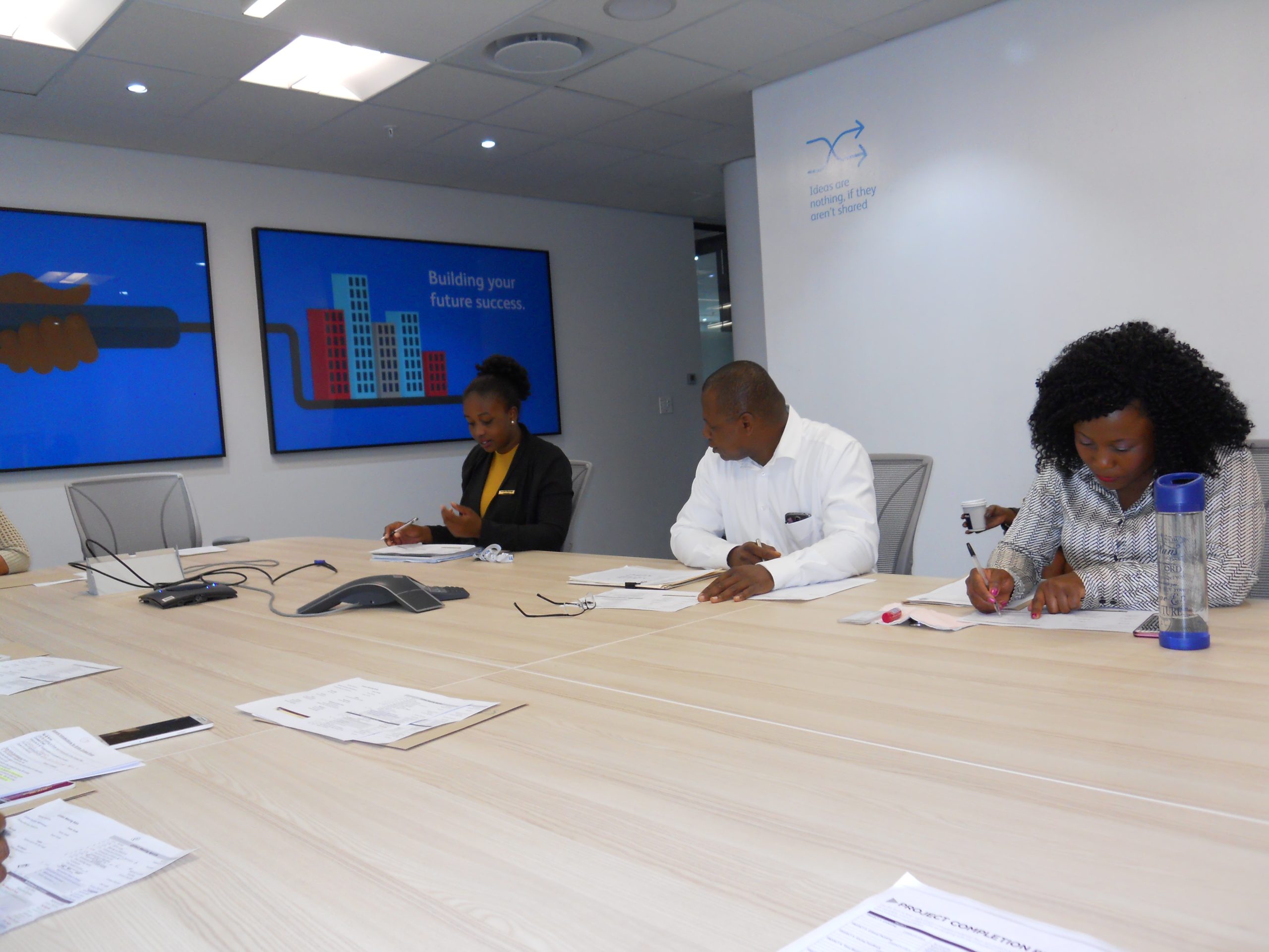 Group coaching session